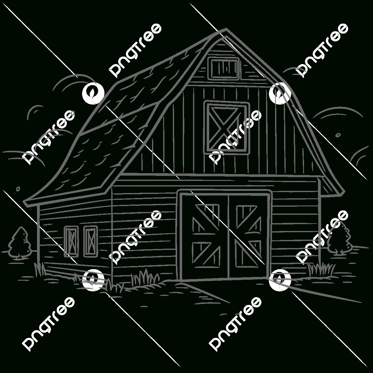 Barn Coloring Pages Inspirational Drawing Of A Barn Outline Sketch for Free Printable Barn Coloring Pages
