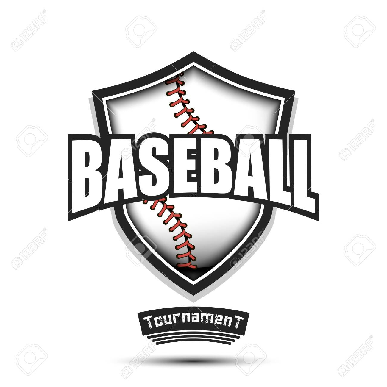 Baseball Logo Design Template. Baseball Emblem Pattern. Baseball intended for Free Printable Baseball Logos