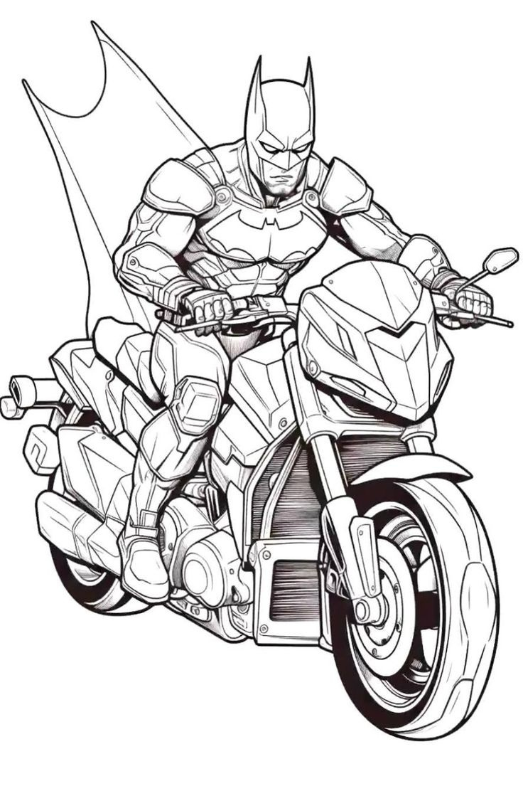 Batman Coloring Pages – Free Printable For Kids in Free Printable Batman Coloring Pages