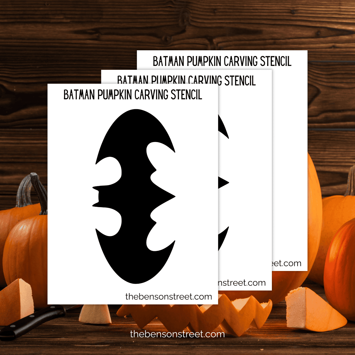 Batman Pumpkin Stencil Printable: Free Carving Template - The for Superhero Pumpkin Stencils Free Printable