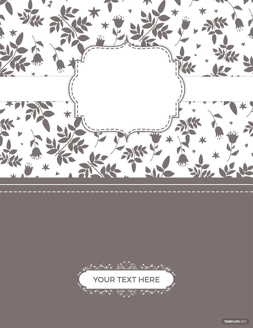 Beautiful Binder Cover Template In Pages, Psd, Word, Publisher inside Free Editable Printable Binder Covers