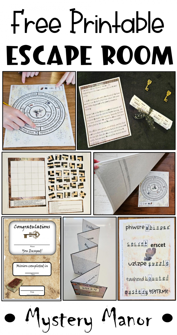Best Free Escape Room For Kids (Printable Game) intended for Free Printable Escape Room Puzzles