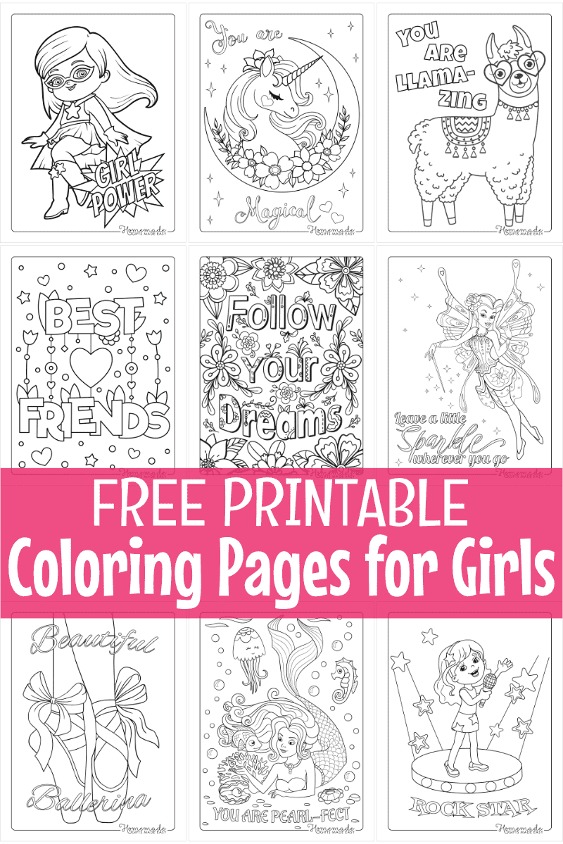 Best Free Printable Coloring Pages For Girls with Free Printables For Girls