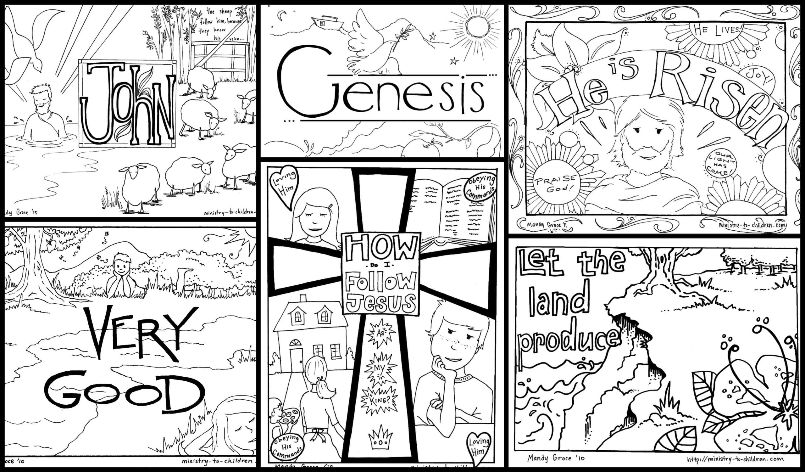 Bible Coloring Pages For Kids (Download Now) Free Christian Pdf in Free Printable Sunday School Coloring Sheets