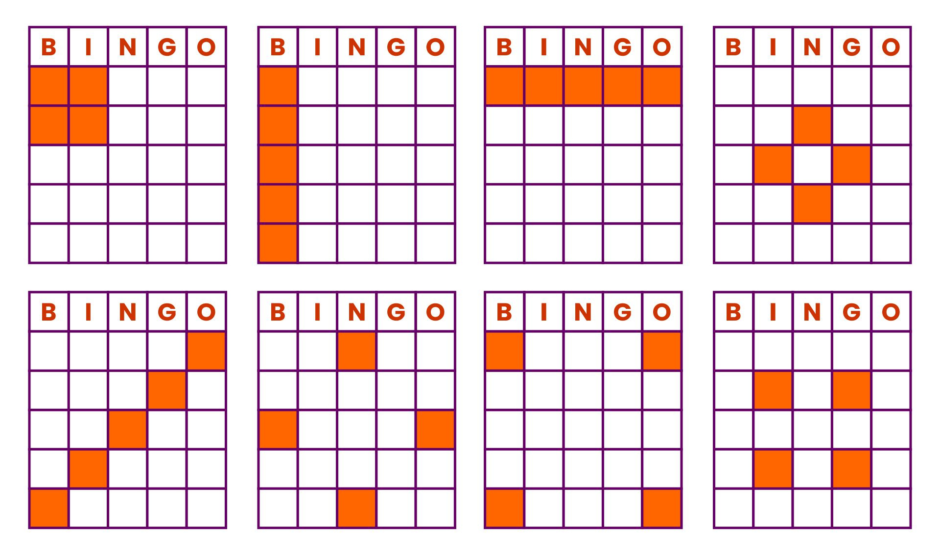 Bingo Pattern Images intended for Free Bingo Patterns Printable