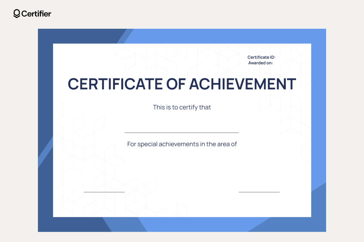Blank Certificate Templates To Fill Out inside Free Printable Blank Certificate Templates