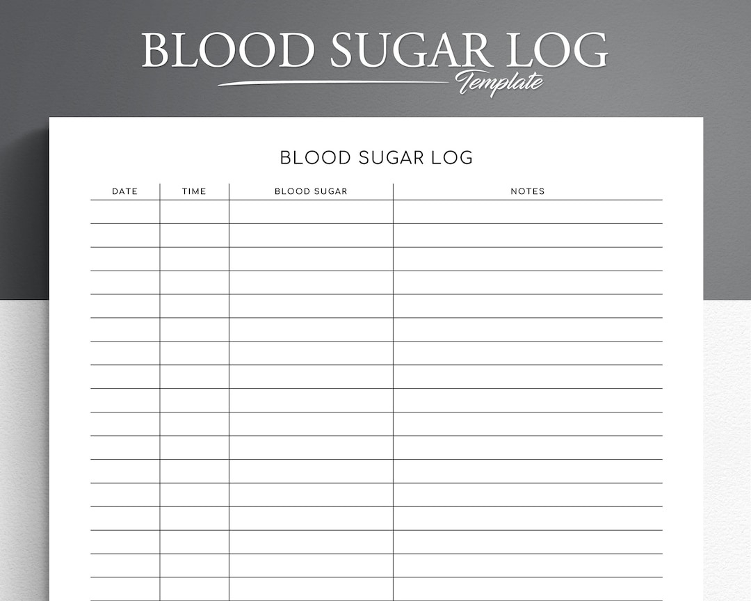 Blutzucker Log Printable. Blutzucker Tracker Bearbeitbar Printable regarding Free Printable Blood Sugar Tracking Chart