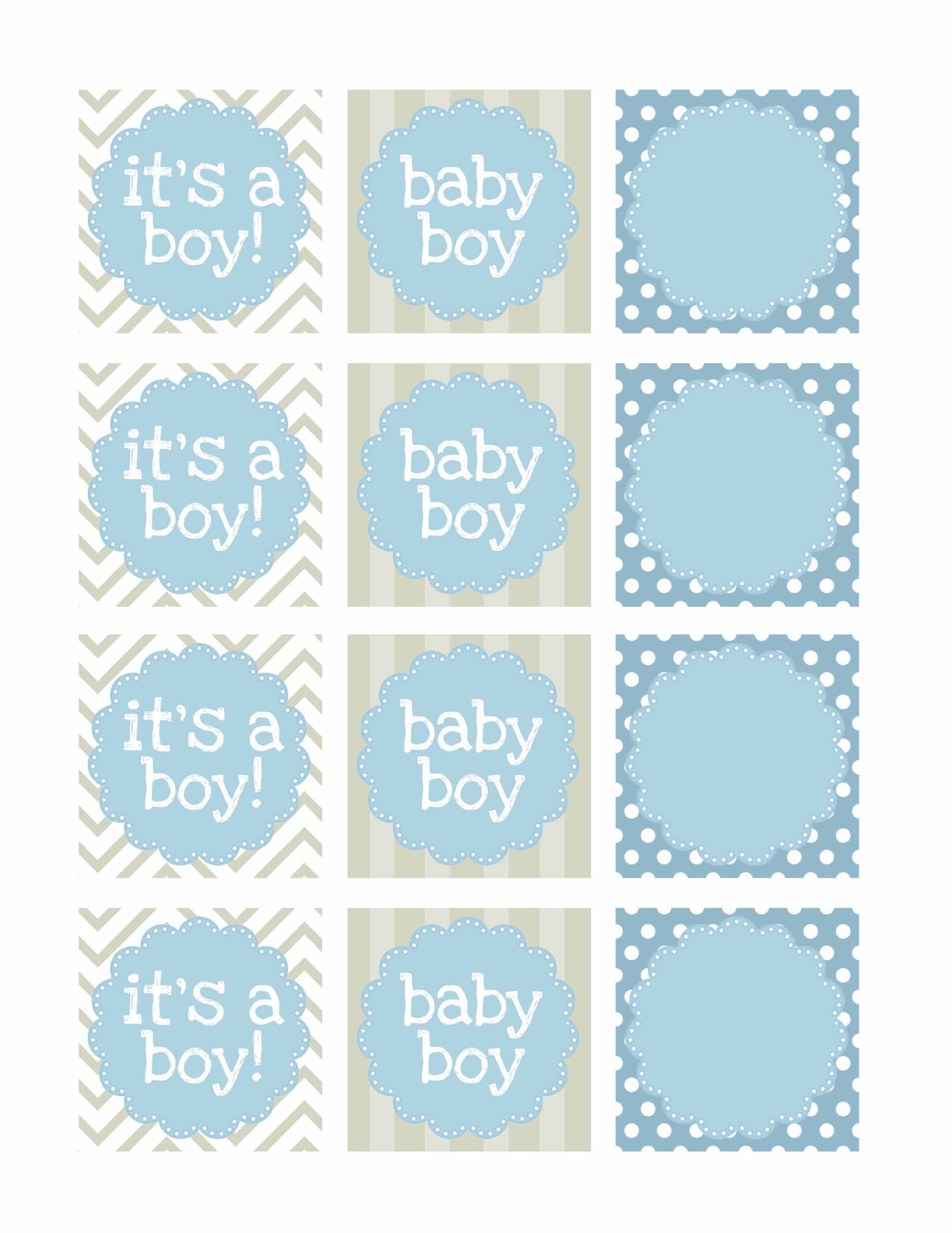 Boy Baby Shower Free Printables - How To Nest For Less™ inside Free Printable Baby Shower Decorations For A Boy