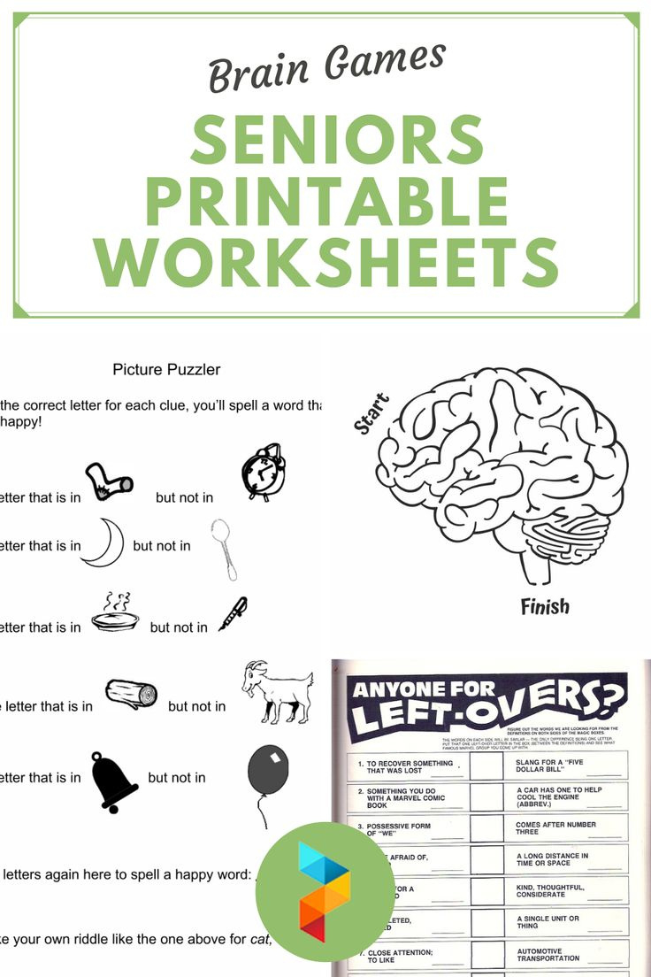Brain Games Seniors Worksheets - 10 Free Pdf Printables | Printablee in Printable Brain Games For Seniors Free