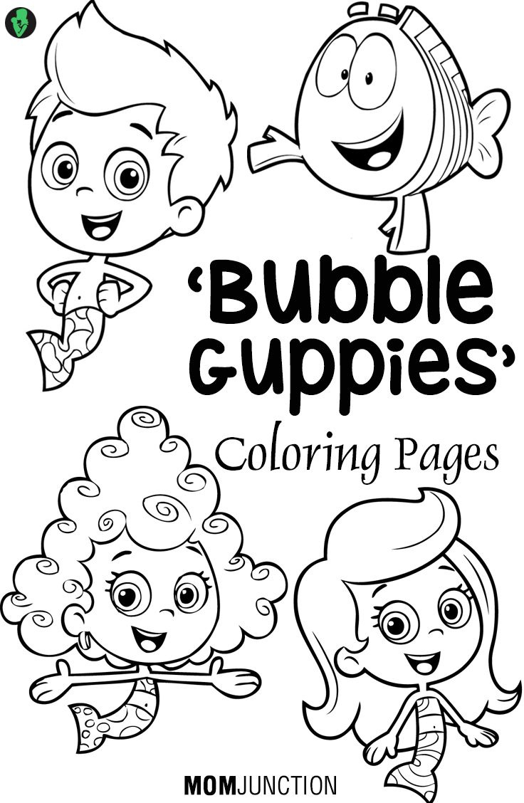 Bubble Guppies Coloring Pages - 25 Free Printable Sheets with regard to Bubble Guppies Free Printables