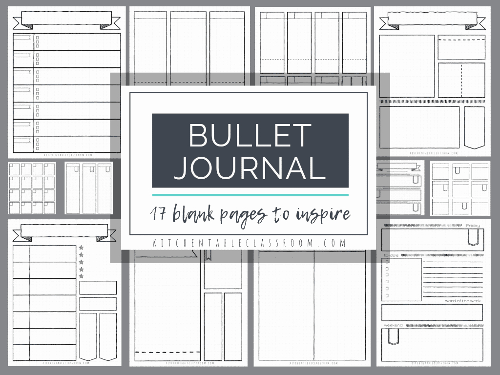 Bullet Journal Printables-17 Free Bullet Journal Templates - The throughout Free Bullet Journal Printables 2017