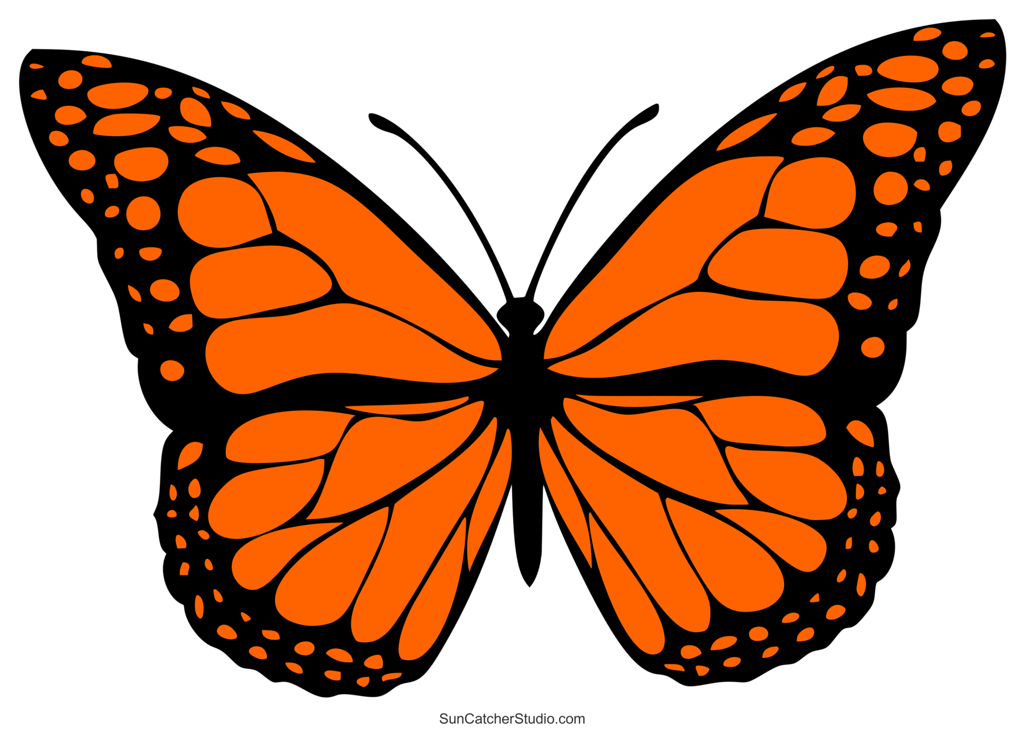 Butterfly Svg Files (Printable Templates, Patterns, &amp;amp; Clipart with regard to Free Printable Butterfly Clipart