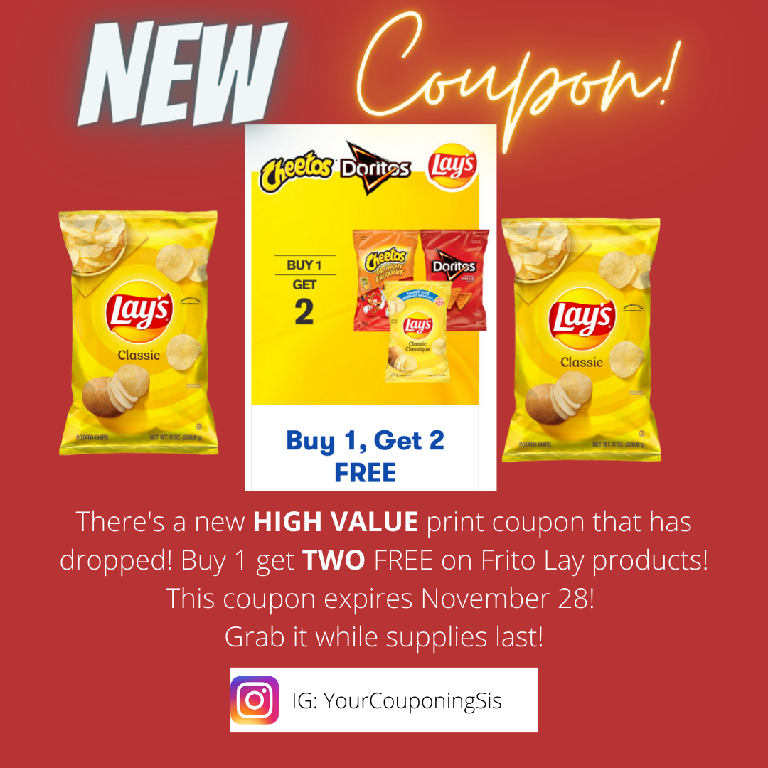 Buy 1 Get 2 Free On Frito Lays Products!!! | Save With Sis intended for Free Printable Frito Lay Coupons