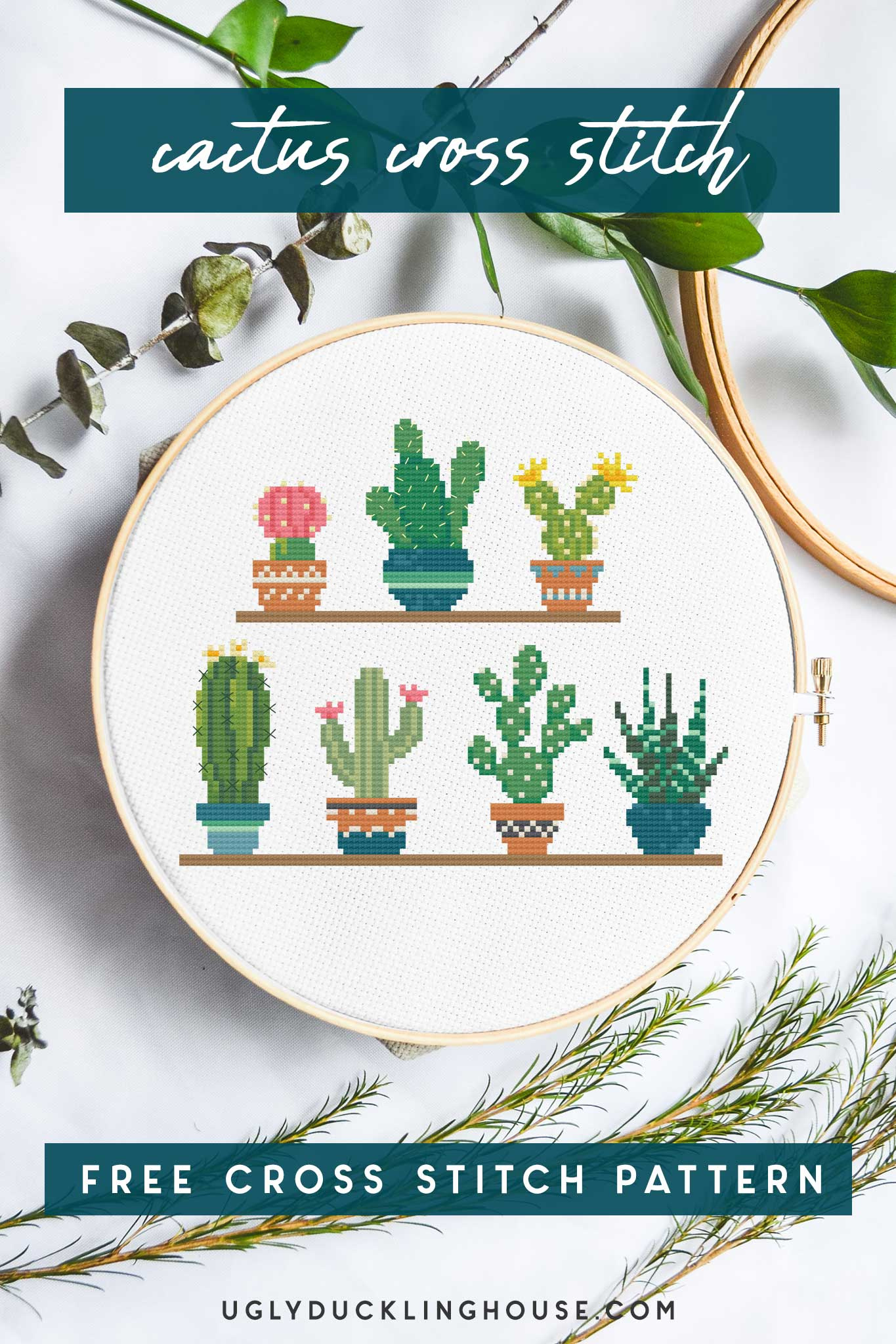 Cactus | Free Cross Stitch Pattern • Ugly Duckling House regarding Free Printable Cross Stitch