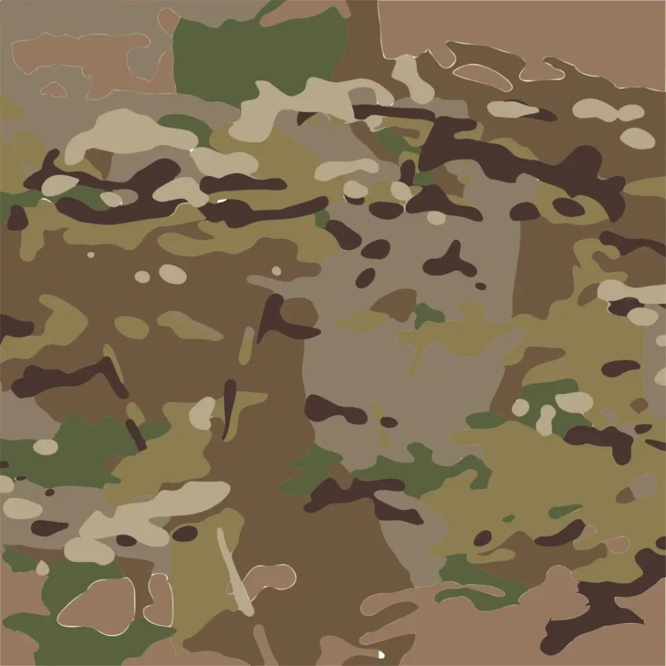 Camouflage Stencil Setsamk3D | Download Free Stl Model throughout Free Printable Camo Stencils