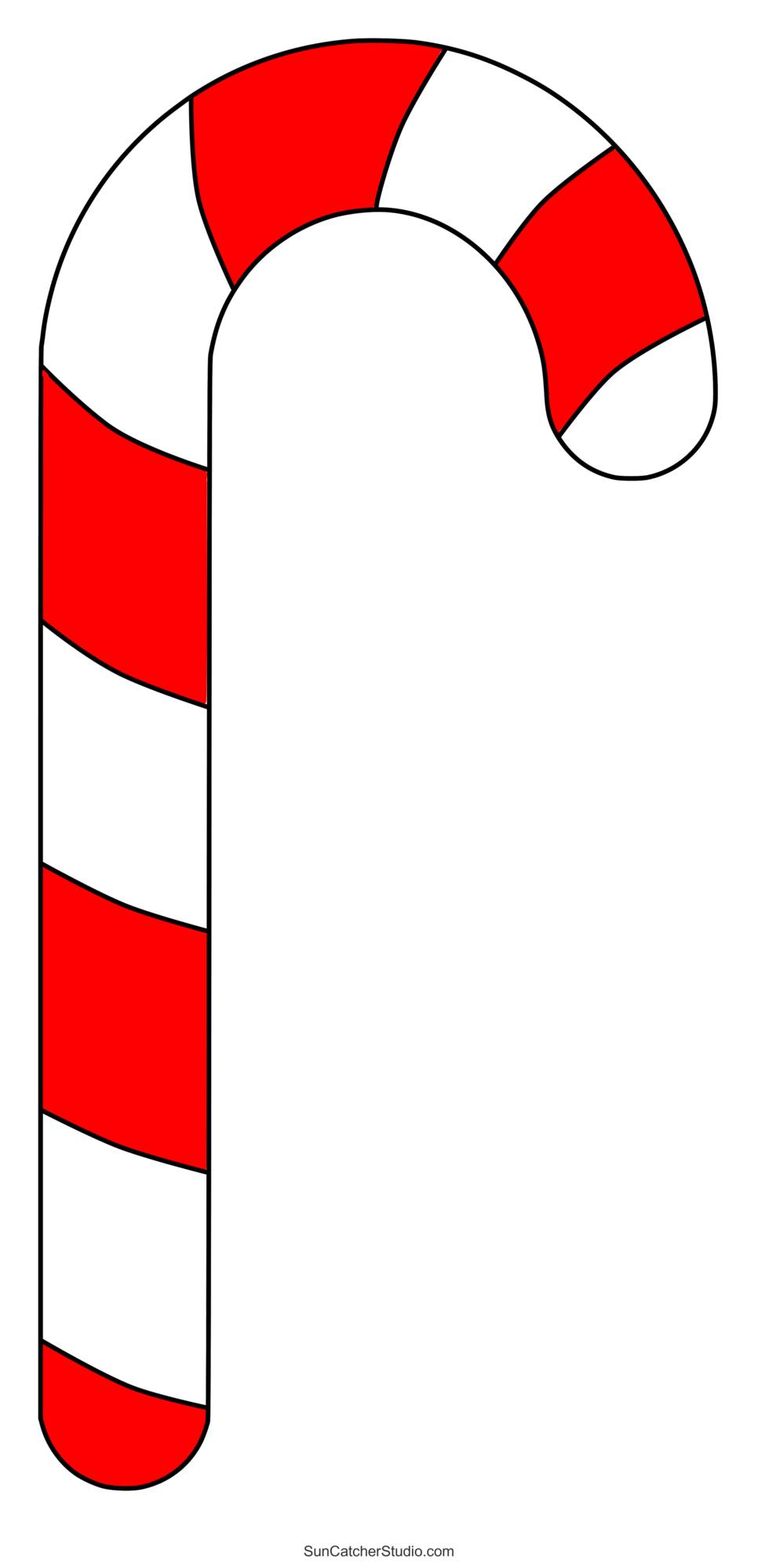 Candy Cane Templates (Free Printable Patterns &amp;amp; Stencils) – Free regarding Free Candy Cane Template Printable