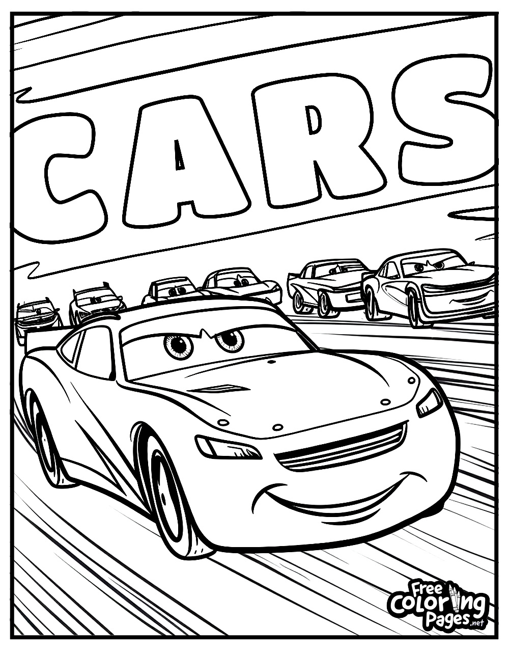 Cars Coloring Pages - Free Coloring Pages with regard to Cars Colouring Pages Printable Free