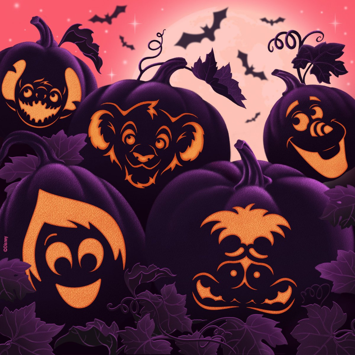 Carve Up Some Halloween Disney Magic! | Fun | The Official Site Of regarding Free Pumpkin Carving Patterns Disney Printable