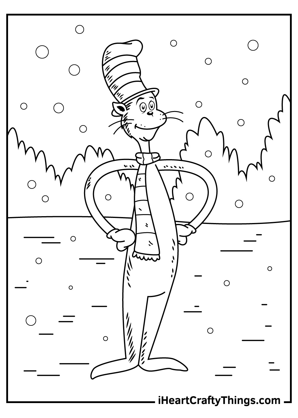 Cat In The Hat Coloring Pages (100% Free Printables) - Worksheets with regard to Cat In The Hat Free Printable Worksheets