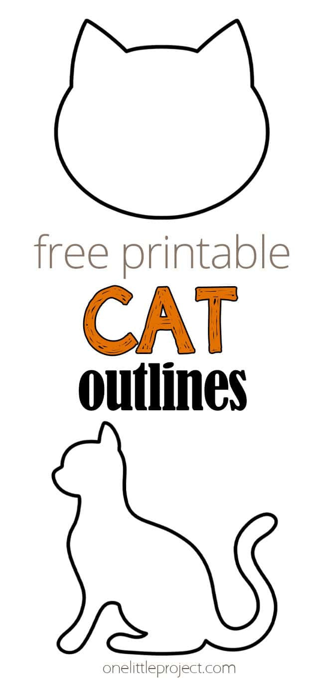 Cat Outline | Free, Printable Cat Template Shapes intended for Free Printable Cat Silhouette