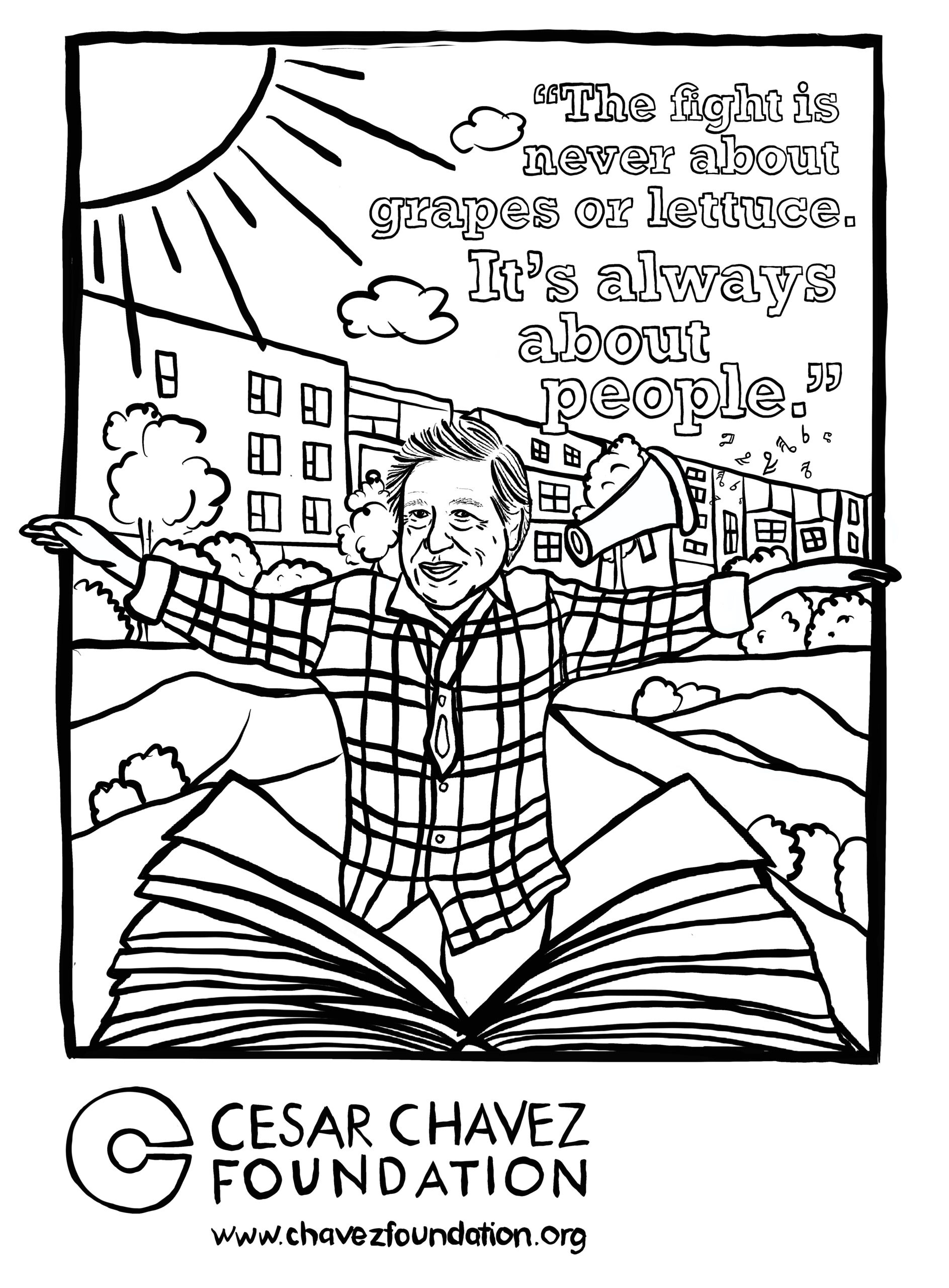 Celebrate Cesar Chavez'S Legacy With A Coloring Activity – Cesar regarding Cesar Chavez Free Printable Worksheets