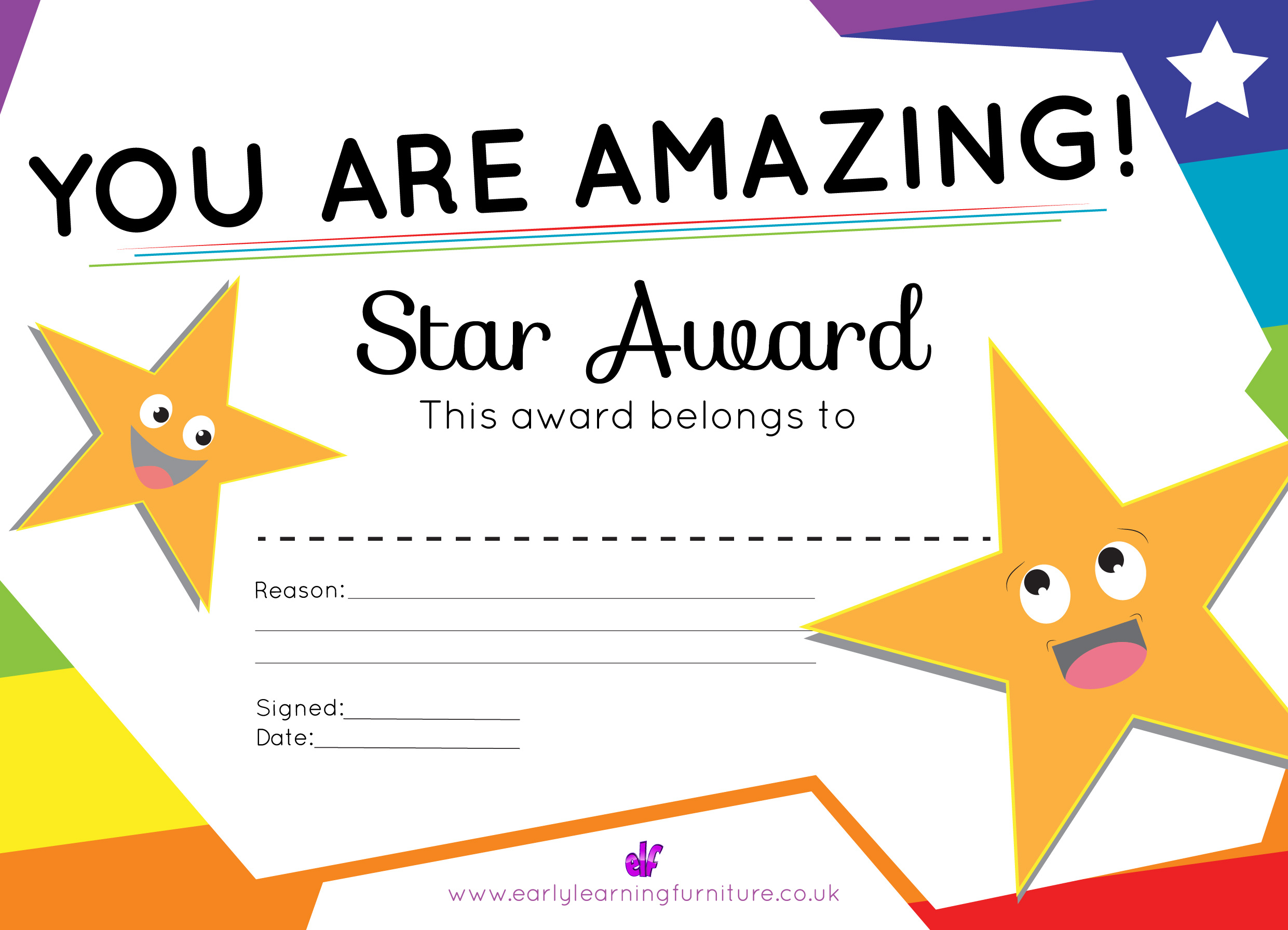 Certificates And Awards - Free Printable Teaching Resources for Free Printable Awards