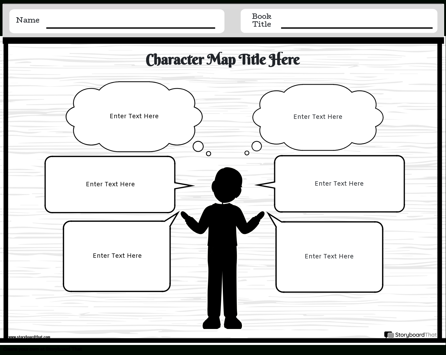 Character Map Worksheetsstoryboard That with Free Printable Character Map