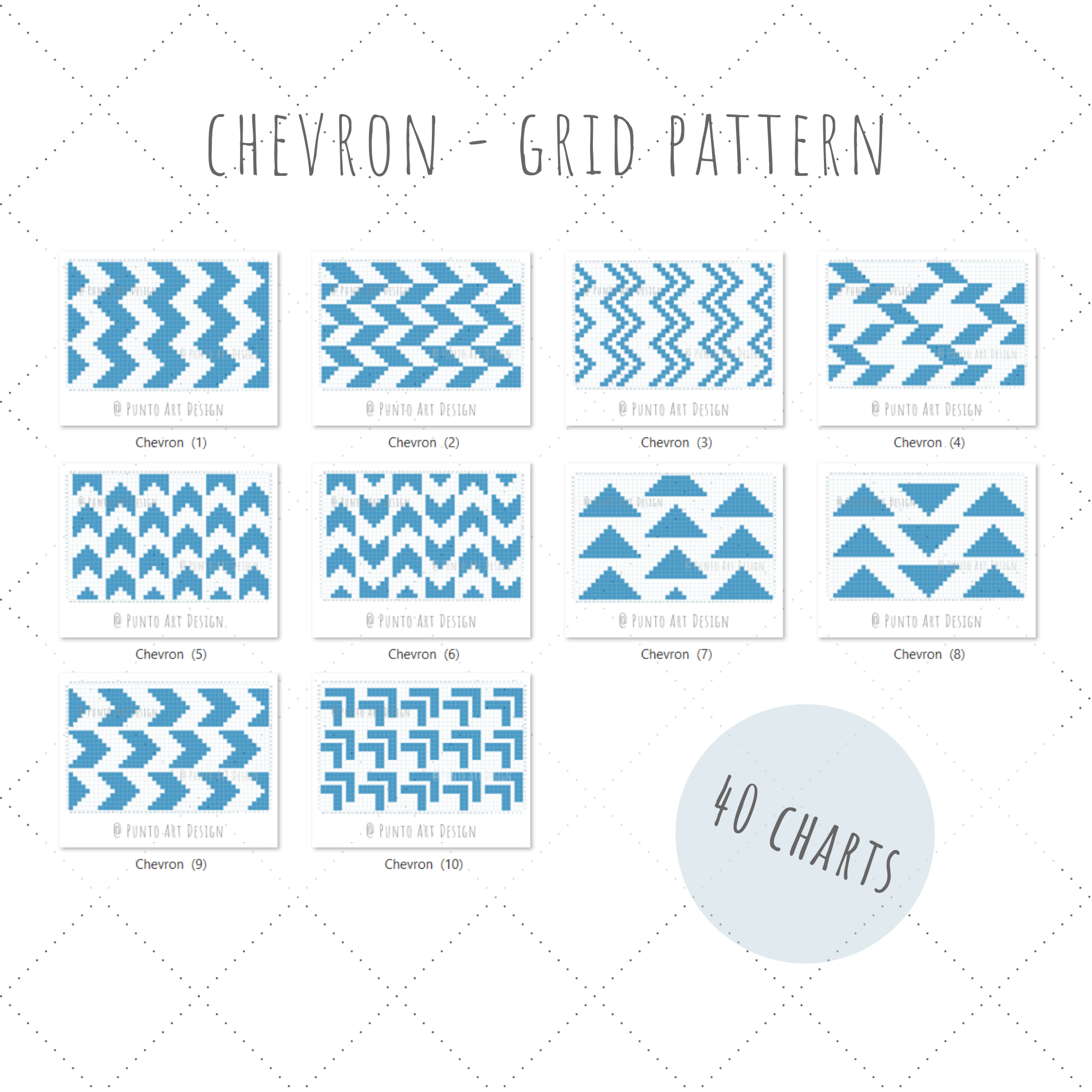 Chevron Design Chart ⋆ Free Grid Pattern ⋆ Punto Art Design intended for Free Printable Chevron Templates