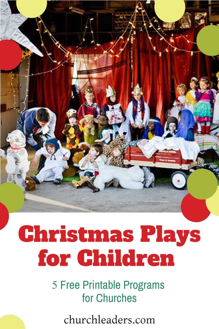 Children&amp;#039;S Christmas Plays For Church: 5 Free Programs with regard to Free Printable Christmas Plays For Sunday School