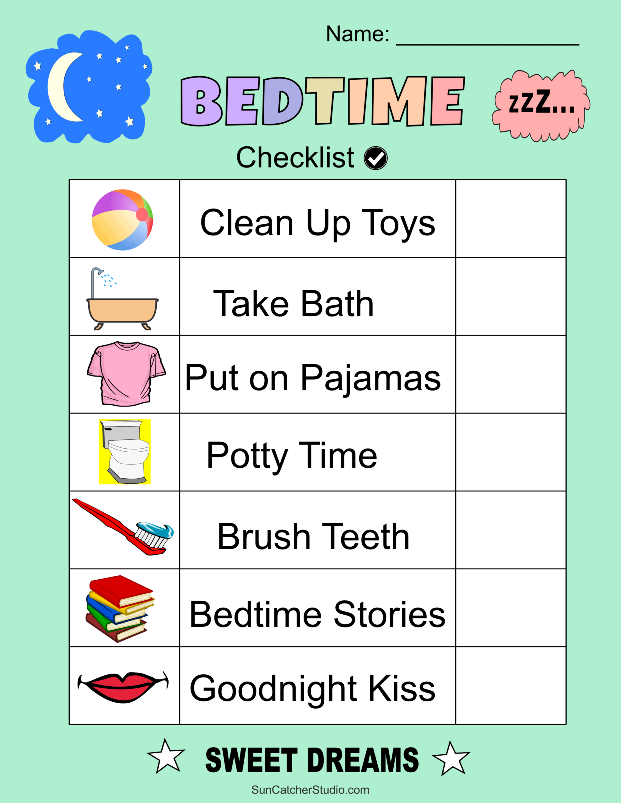 Chore Charts (Printable, Editable Daily & Weekly Templates) – Free intended for Free Printable Chore Charts For Kids With Pictures