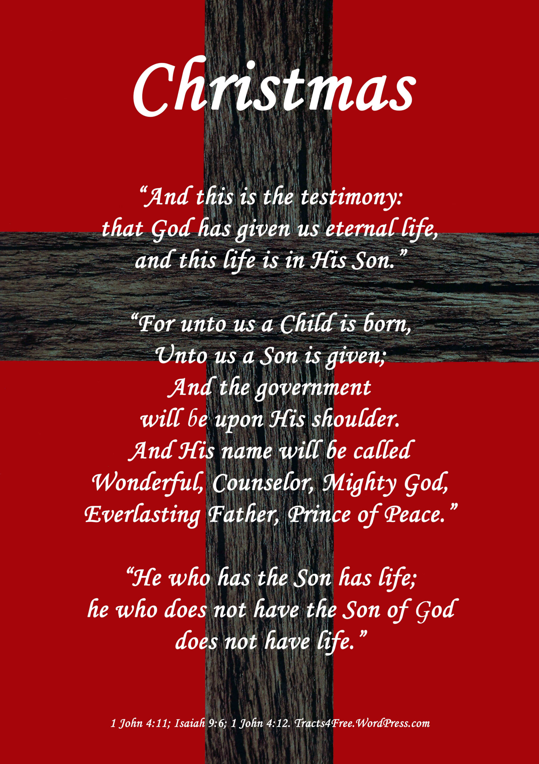Christmas Cards And Posters | Tracts4Free within Free Printable Christian Christmas Greeting Cards