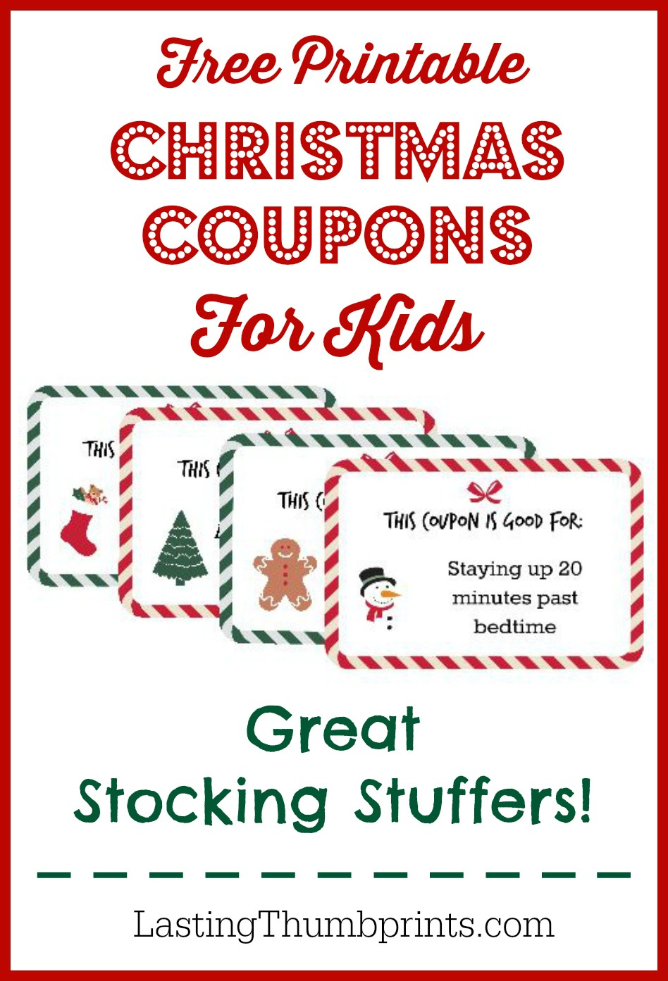 Christmas Coupons For Kids - Free Printable! - Worksheets Library throughout Free Printable Coupons 2017