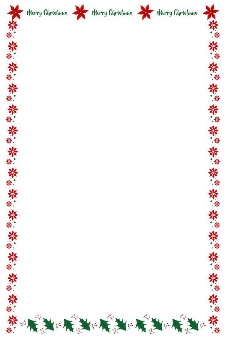 Christmas Letter Head - 14 Free Pdf Printables | Printablee inside Free Printable Christmas Letterhead