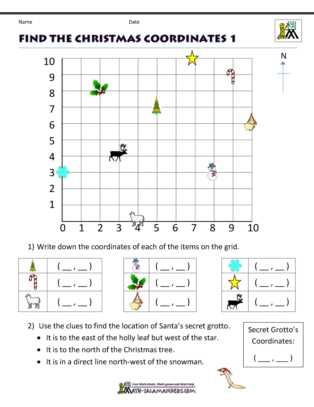 Christmas Math Activities for Free Printable Christmas Maths Worksheets Ks1