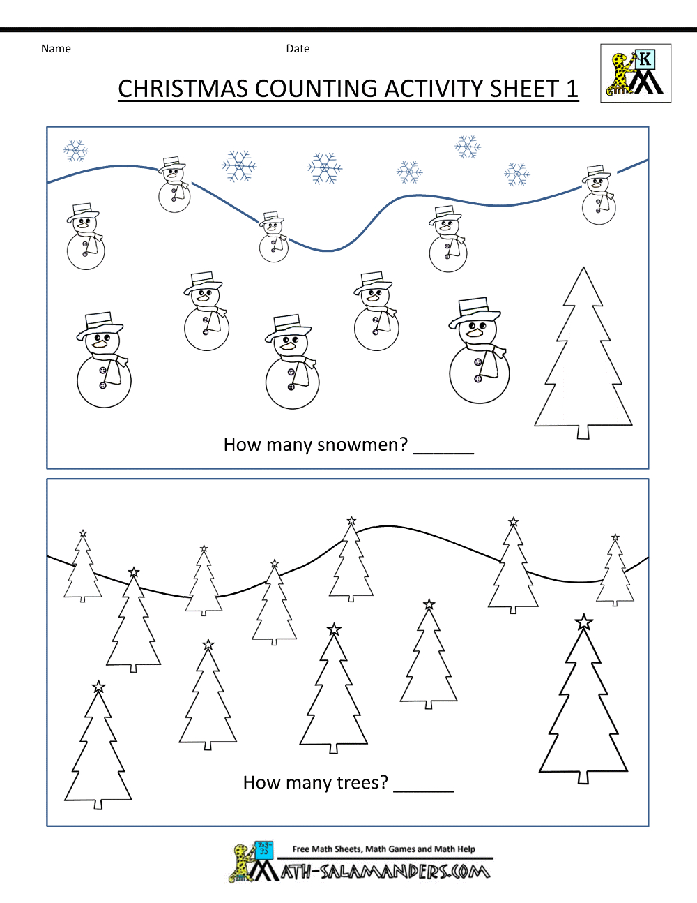 Christmas Maths Worksheets - Worksheets Library with Free Printable Christmas Maths Worksheets Ks1