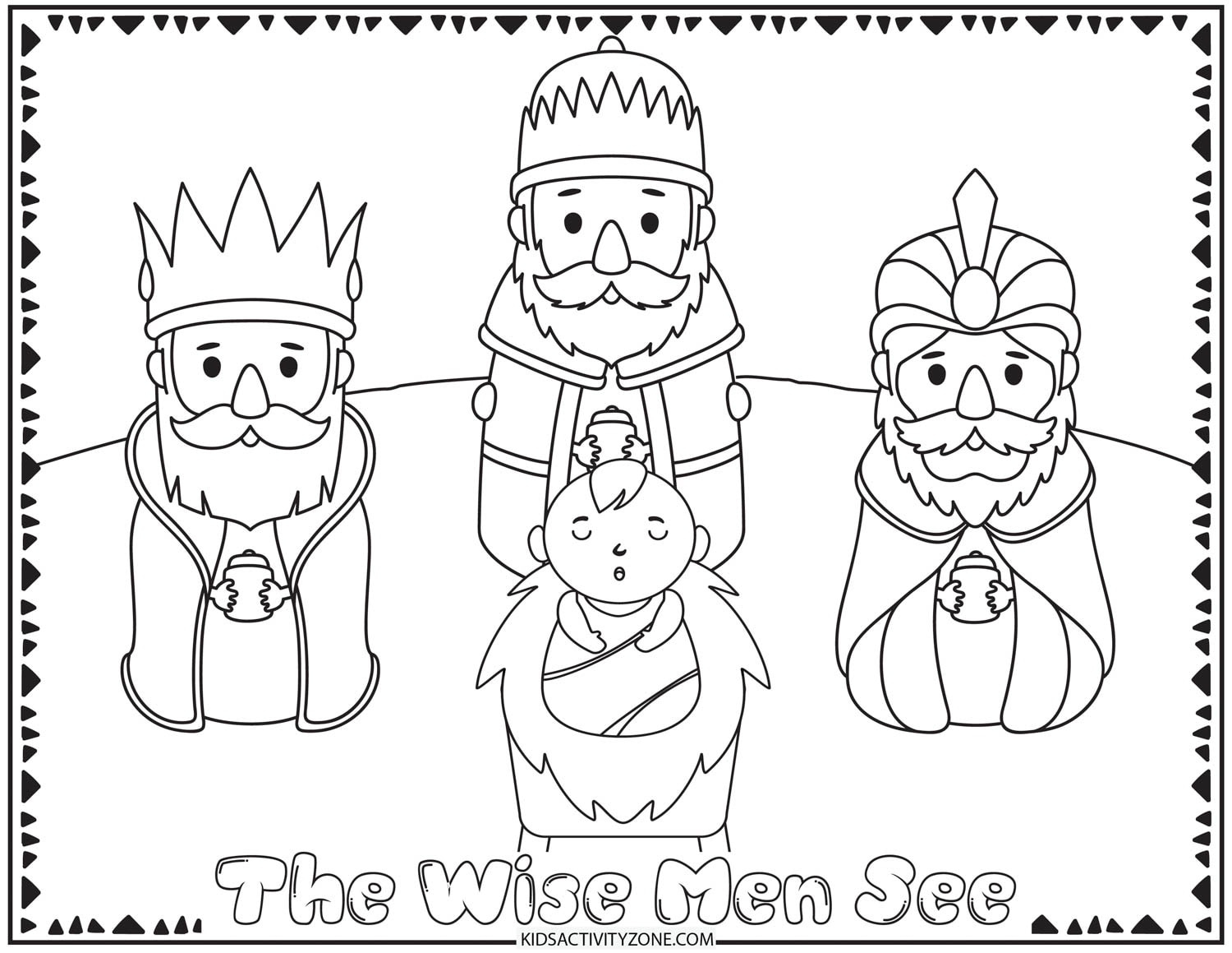 Christmas Story Coloring Pages - (Nativity) - Kids Activity Zone regarding Free Printable Christmas Story Coloring Pages