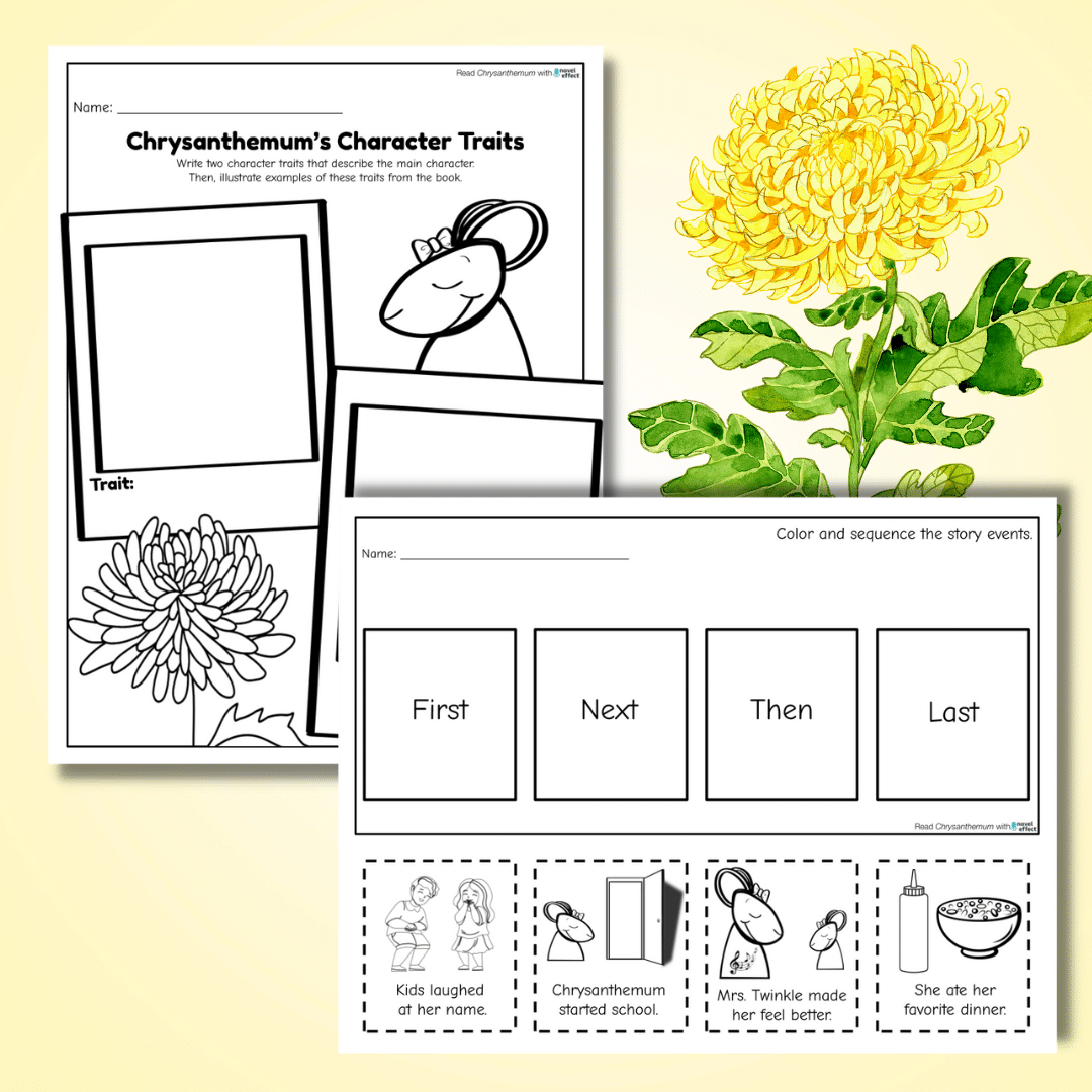 Chrysanthemum Activities - Novel Effect - Worksheets Library throughout Chrysanthemum Free Printable Activities