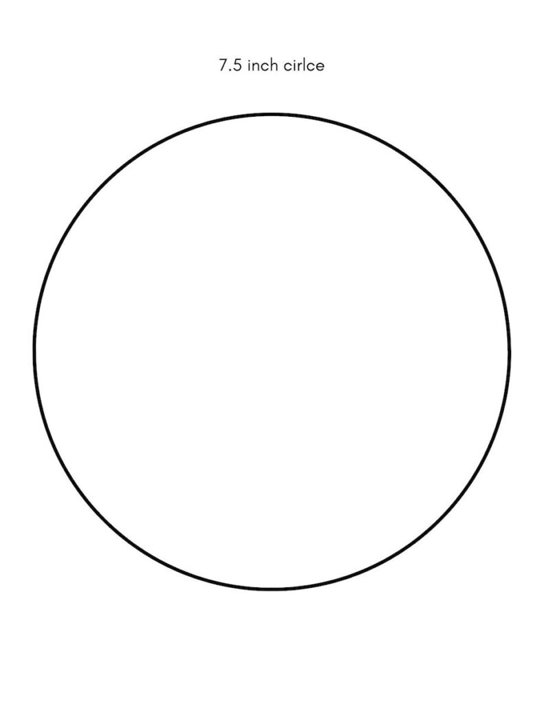 Circle Template Free Printables Small, Medium, And Large Sizes pertaining to Free Printable Party Circles