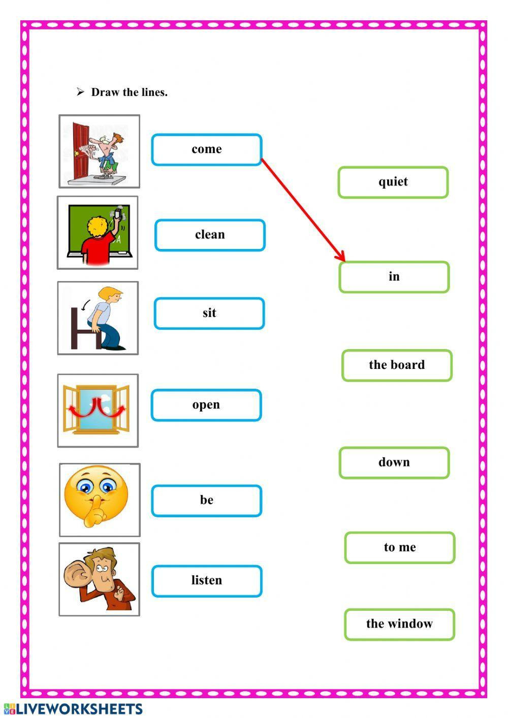 Classroom Rules Worksheet | Live Worksheets - Worksheets Library intended for Free Printable Classroom Rules Worksheets