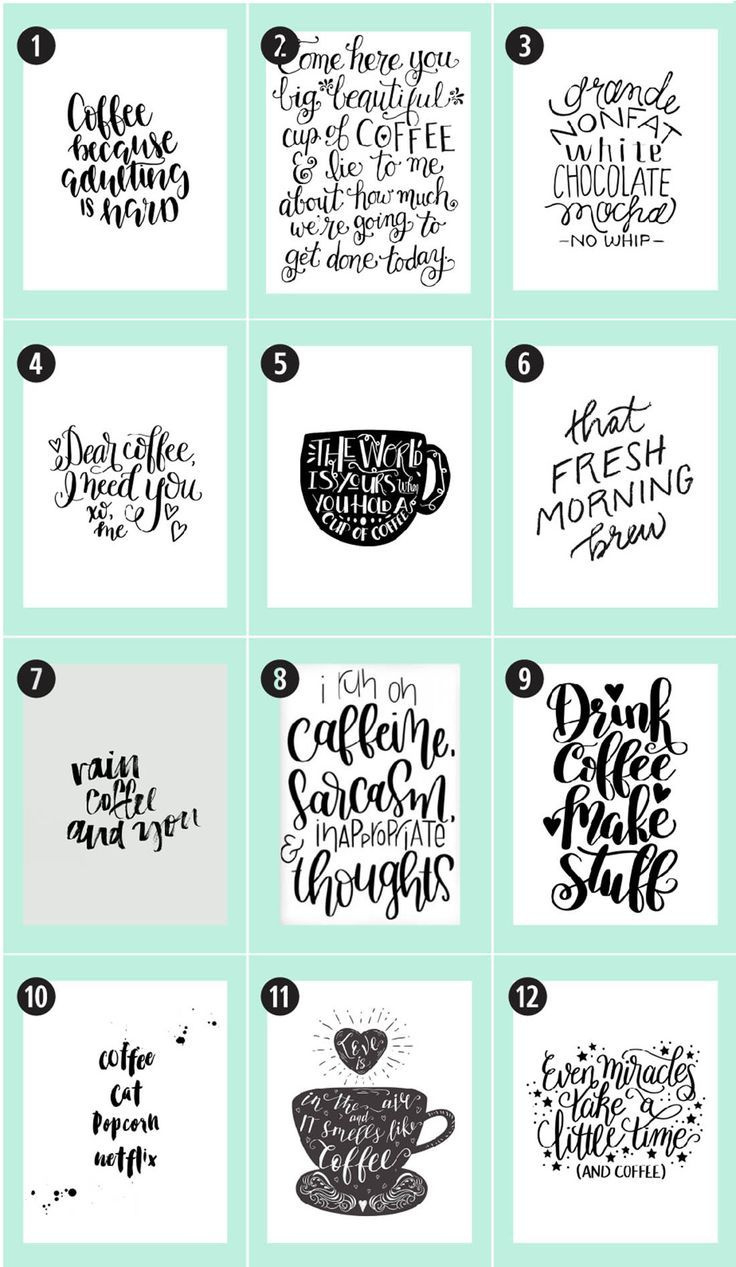 Coffee Free Printables: 180+ Ultimate Guide • Little Gold Pixel for Free Printable Coffee Bar Signs