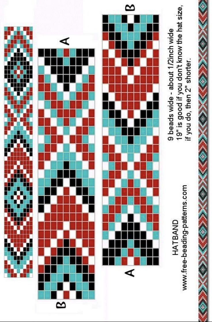 Colorful Bead Loom Patterns For Native American Beadwork intended for Free Printable Bead Loom Patterns
