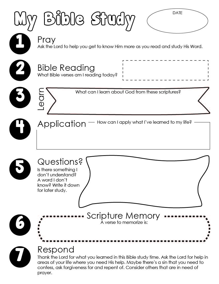 Completely Free Printable Bible Studies And Worksheets intended for Free Printable Bible Studies