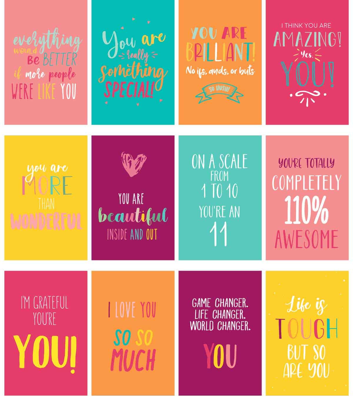 Compliment Cards | Skip To My Lou inside Free Printable Compliment Cards