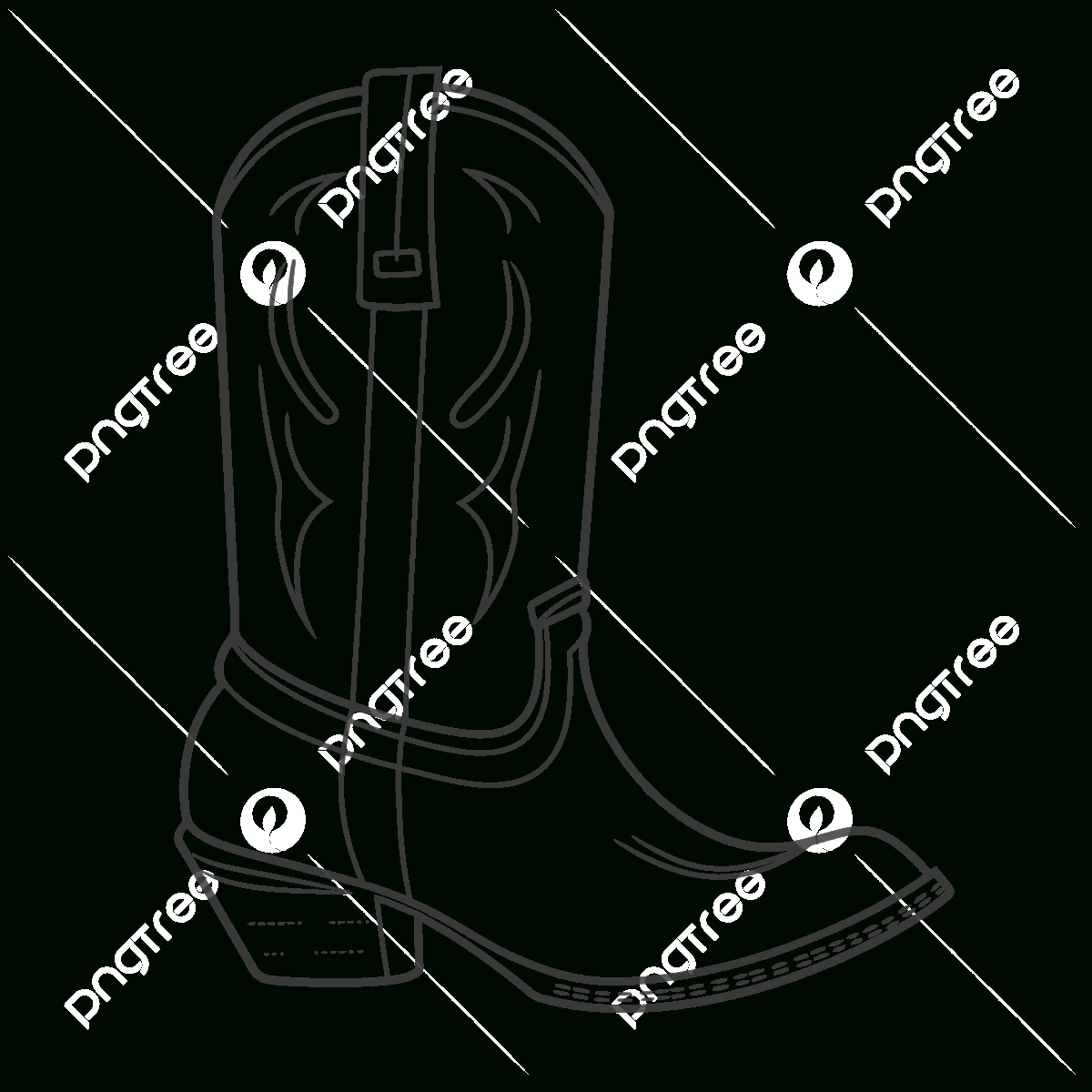 Cowboy Boots Coloring Pages Free Printables Outline Sketch Drawing intended for Free Printable Cowboy Boot Stencil