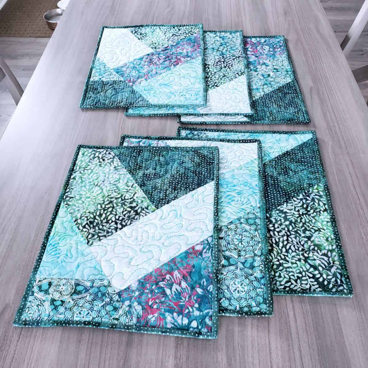 Crazy Quilt Placemats - Freemotionthe River with regard to Free Printable Placemat Patterns