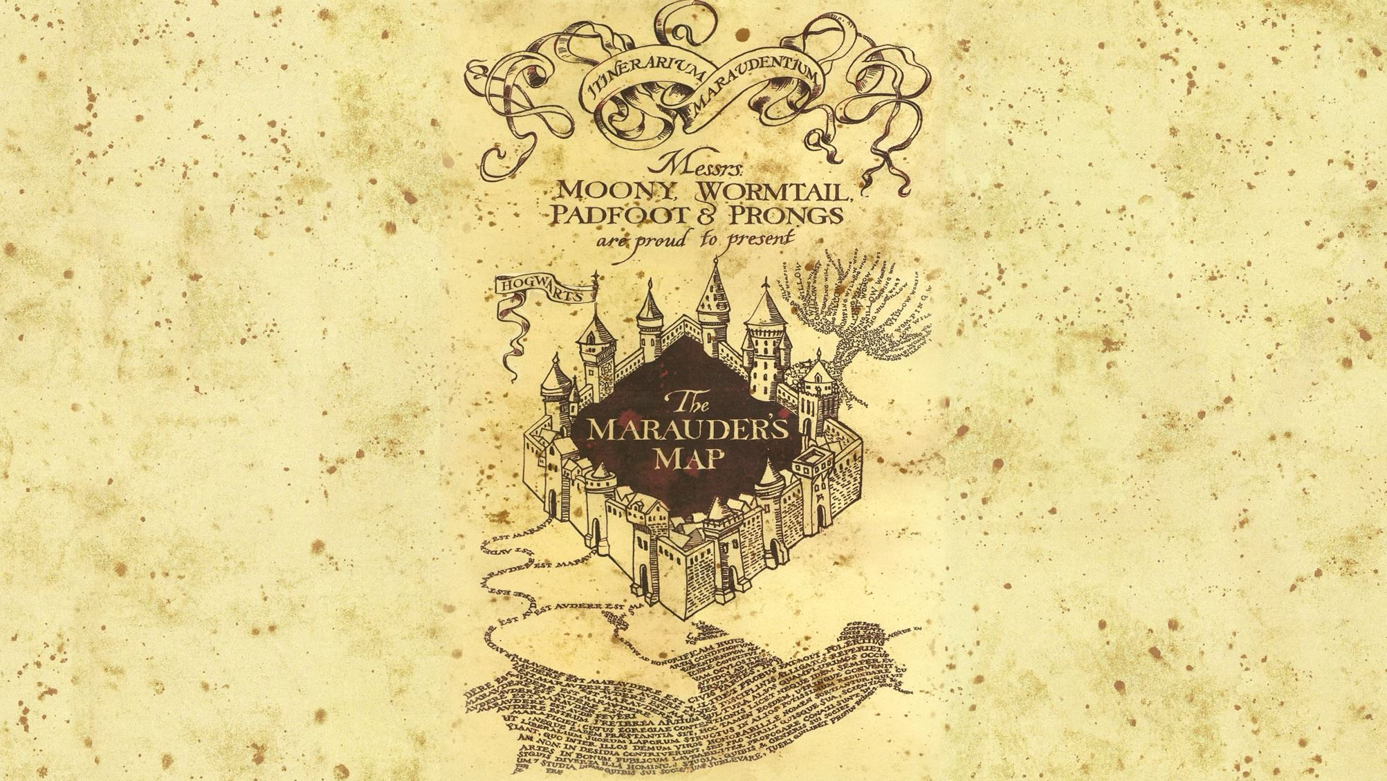 Create An Interactive Harry Potter Marauder&amp;#039;S Map With A Raspberry regarding Free Printable Marauders Map