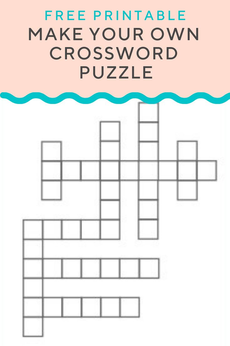 Crossword Puzzle Generator throughout Create A Crossword Puzzle Free Printable