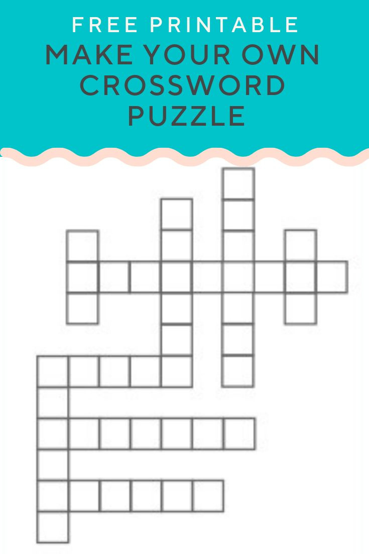 Crossword Puzzle Generator with regard to Make Your Own Crossword Puzzle Free Printable
