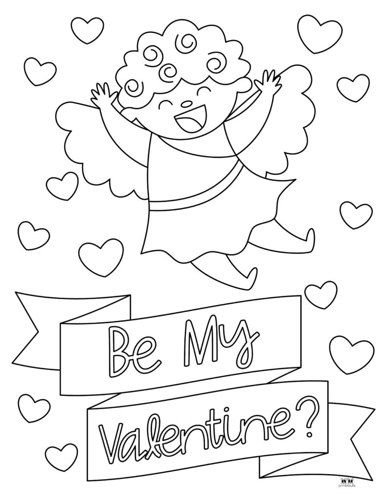 Cupid Coloring Pages - 20 Free Pages | Printabulls within Free Printable Pictures Of Cupid