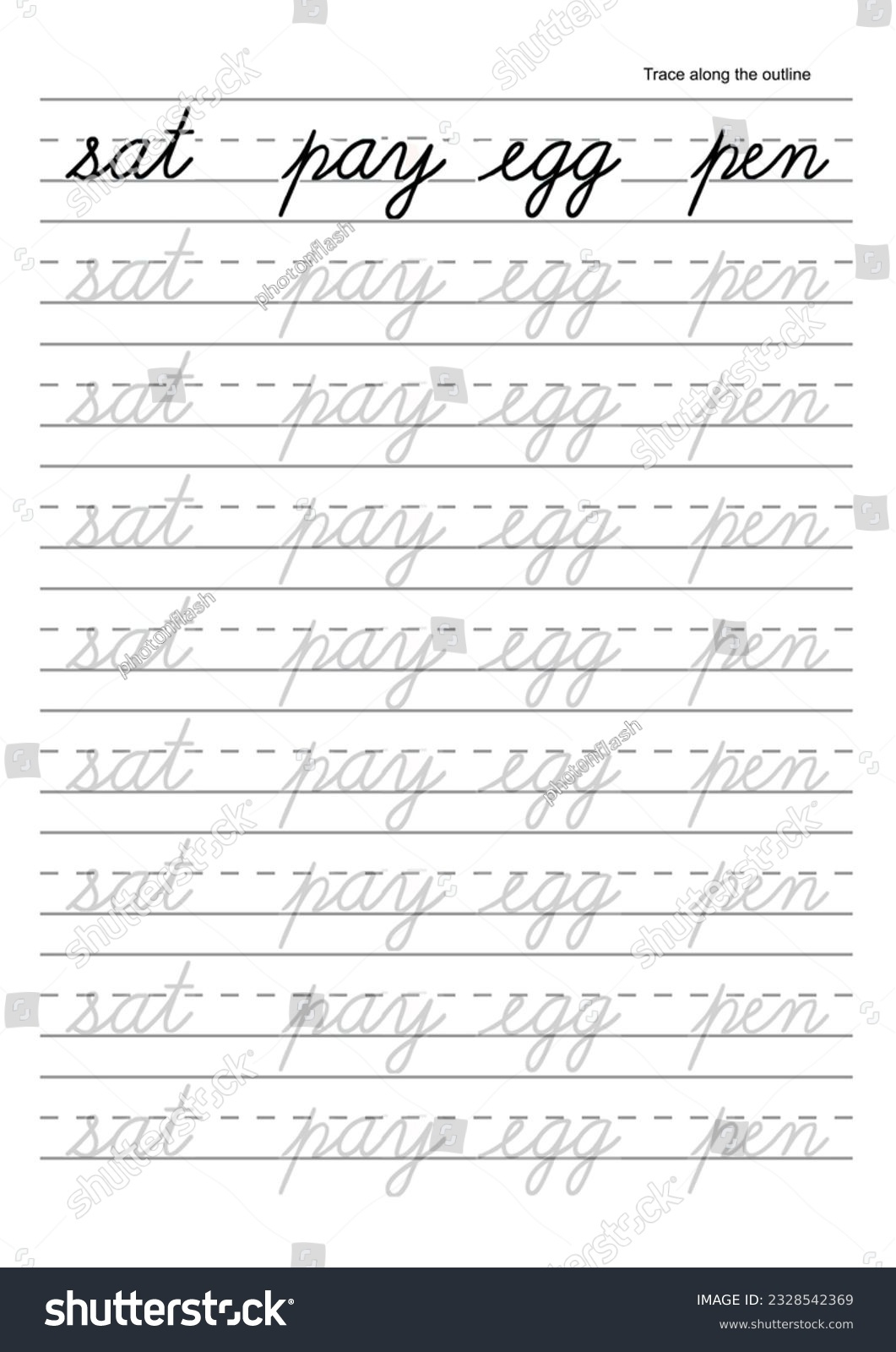 Cursive Handwriting Worksheets – Free Printable! | Mama Geek intended for Free Printable Cursive Handwriting Worksheets